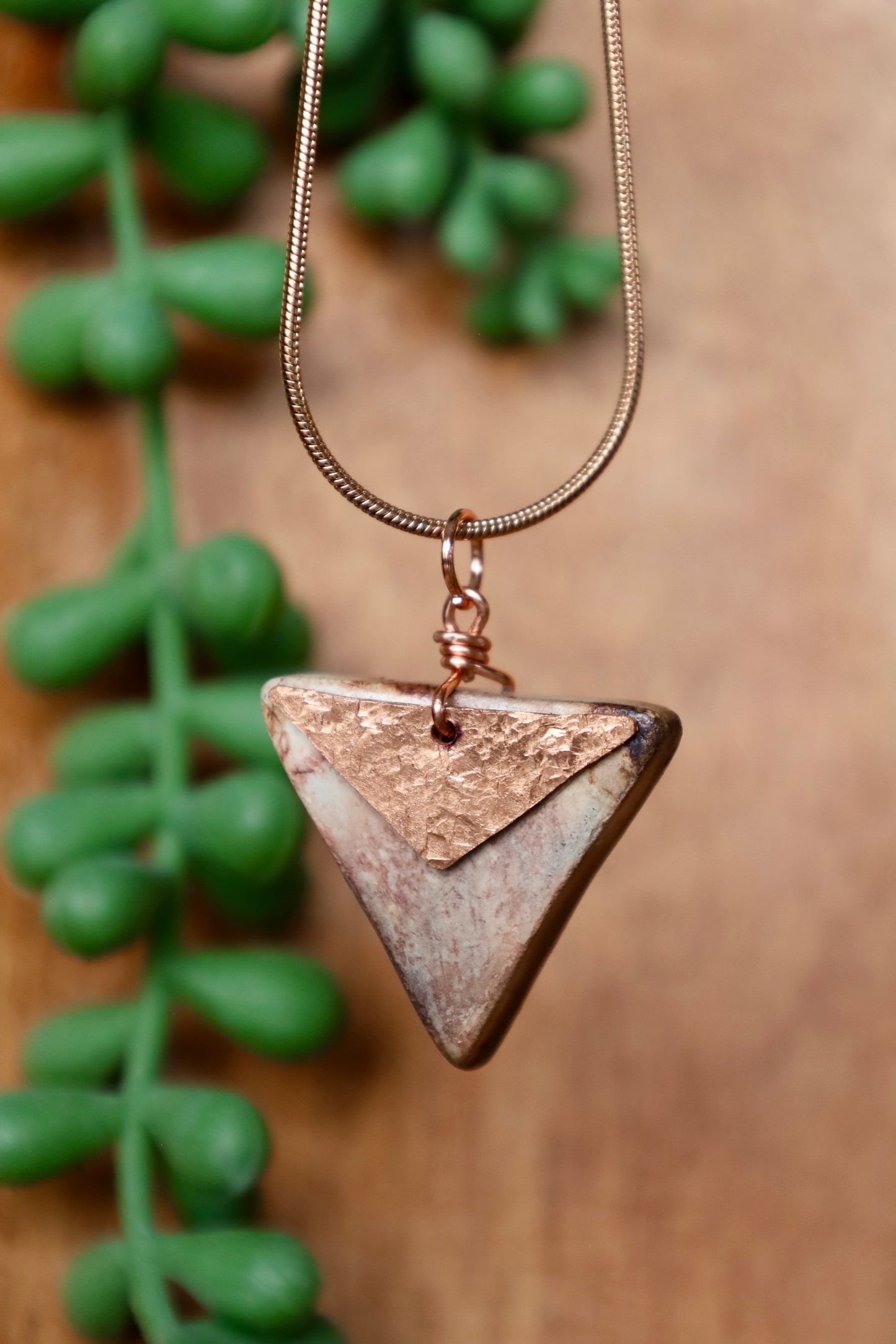 Triangle Overlay Pendant Necklace