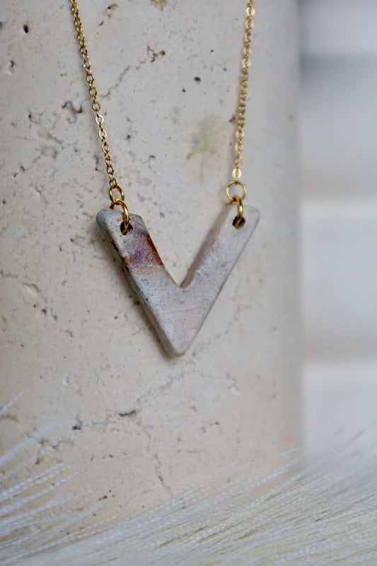 V Pendant Necklace