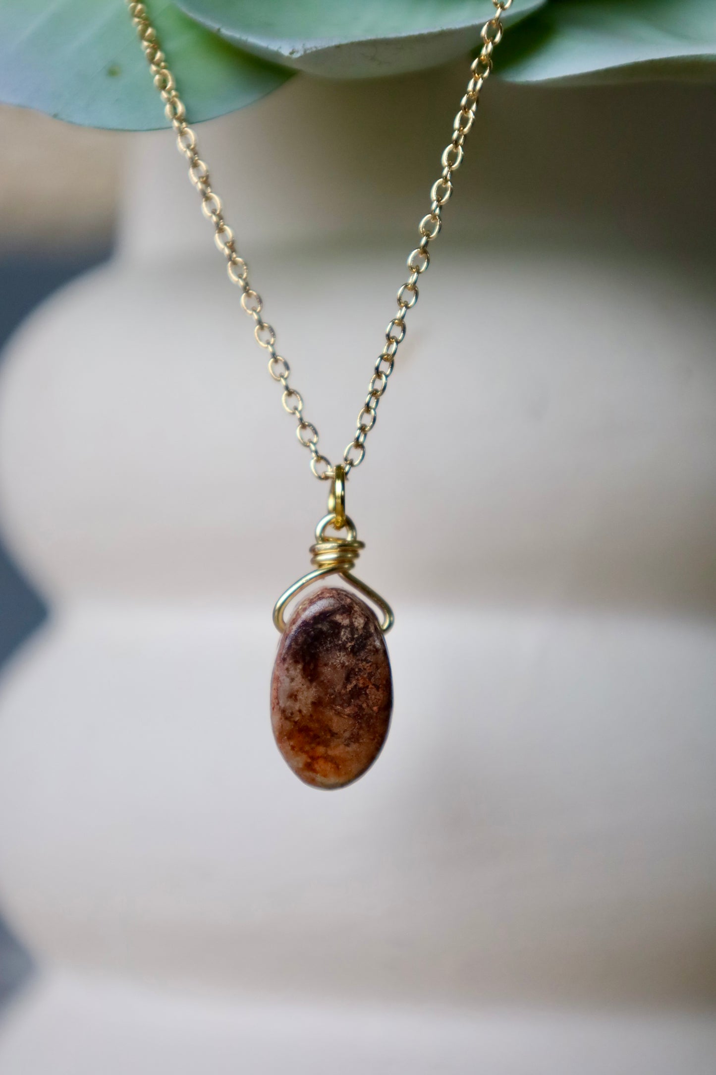 Teardrop Pendant Necklace