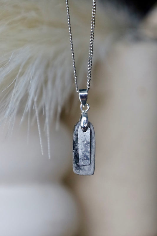 Domed Rectangular Overlay Necklace